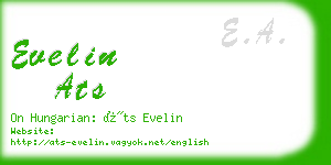 evelin ats business card